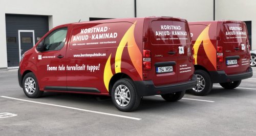 Korstern Puhtaks reklaamlogod